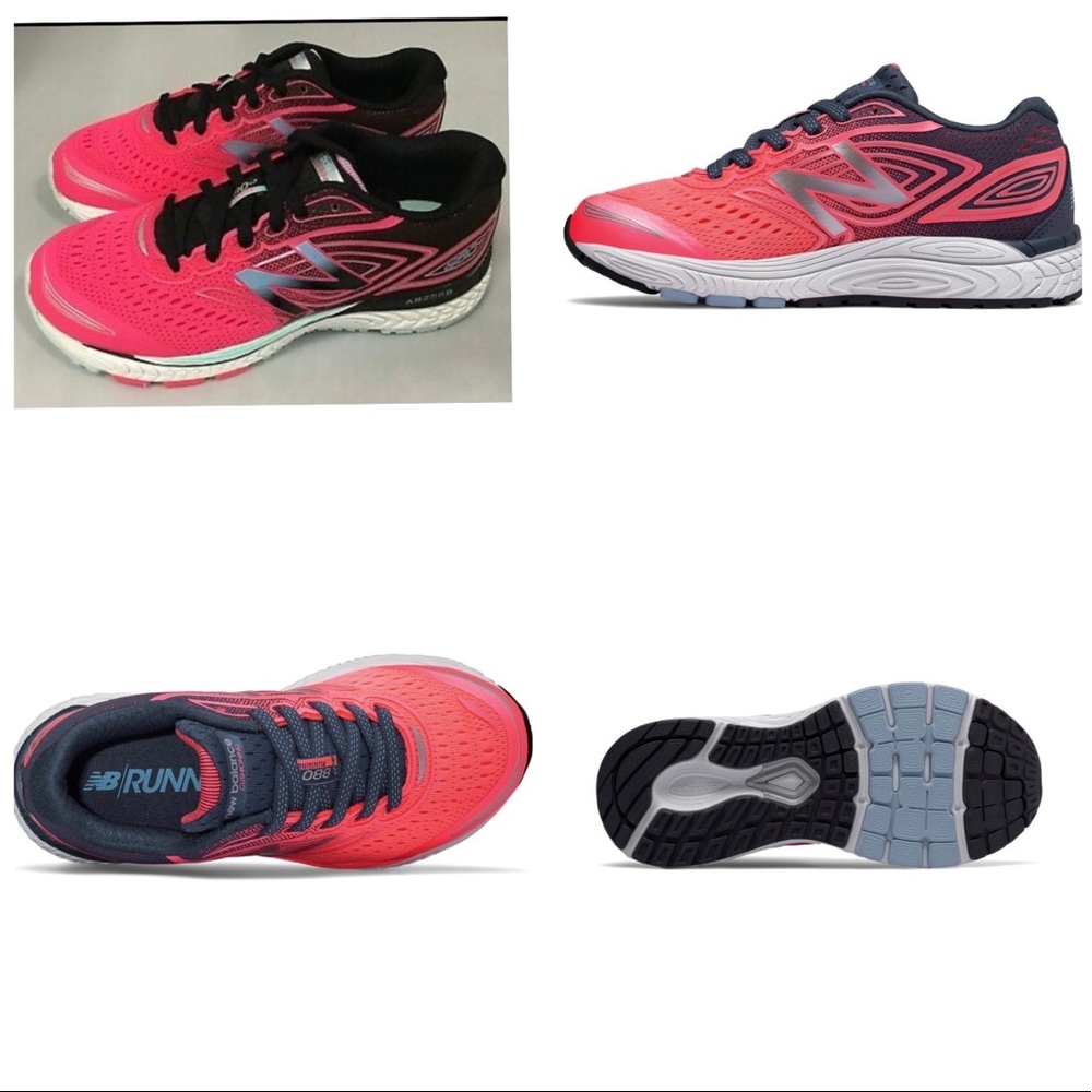 New Balance 880v7 Women’s Running Shoe - Guava / Vintage Indigo Sz 6 - Picture 3 of 6